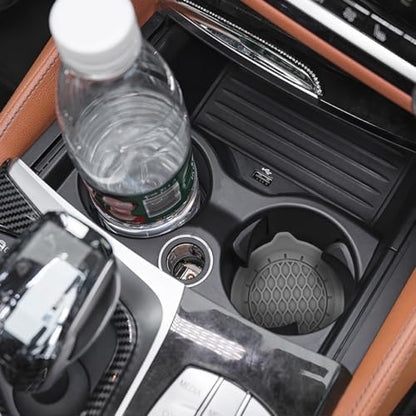 Zpana 4PCS Car Cup Holder Coasters, Silicone Non-Slip Vehicle Cup Recessed Mats - Image 4
