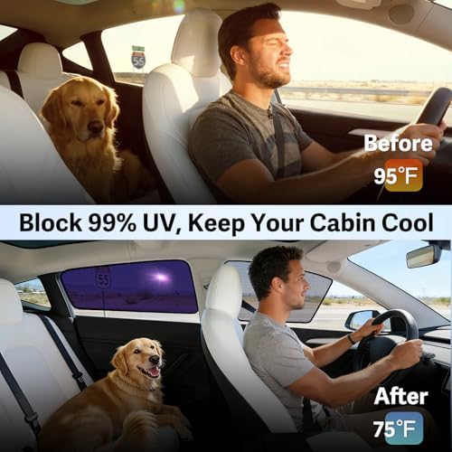 ZATOOTO Tesla Model 3 Car Window Shades 2018-2026 - Image 5