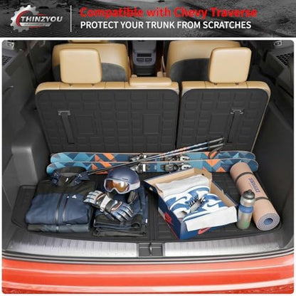 Trunk Mat & Backrest Mats for 2018-2023 Chevrolet Traverse - Image 6
