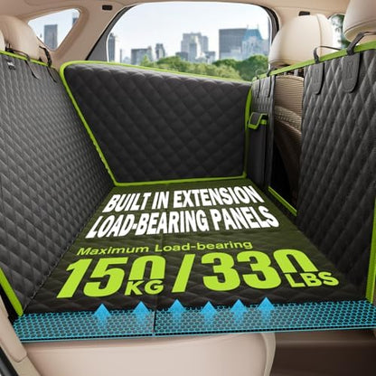 Pecute Back Seat Extender for Dogs 56.29 * 28.74 in, Car Window Fixing for - Image 6