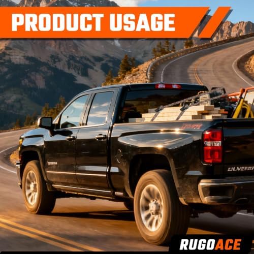 8PK Ratchet Tie Down Straps 1" x 10ft, 300lbs Load Capacity, Camo RUGOACE - Image 7