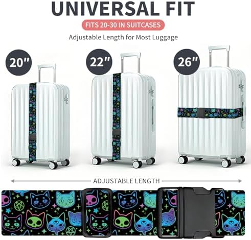 Luggage Strap for Suitcases Adjustable Travel Belt - Image 5