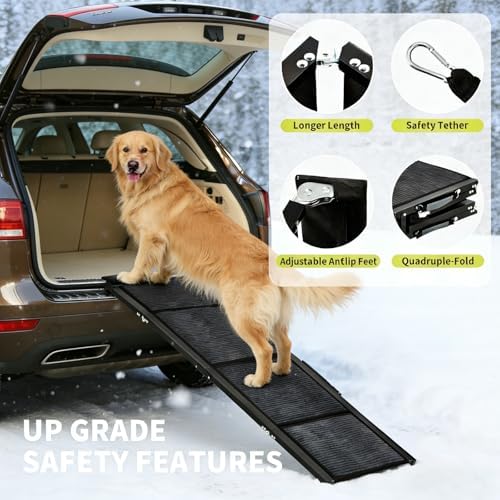 Garvee 71" Long Folding Dog Ramp - Image 4