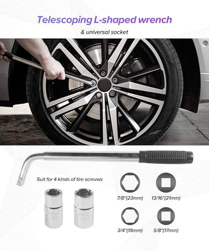 2.5 Ton Car Jack, Car Accessories Portable Scissor Jack, Universal Tire Jacks - Image 5