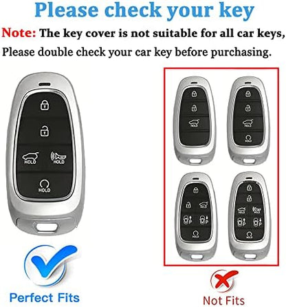 MILD EAST For Hyundai Key fob Cover 5 Button - Image 2