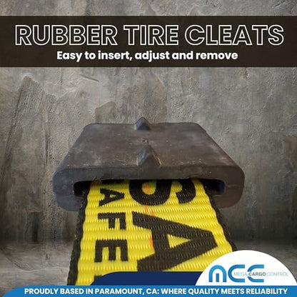 1PK Rubber Tire Cleats Tie Down Blocks - Image 6
