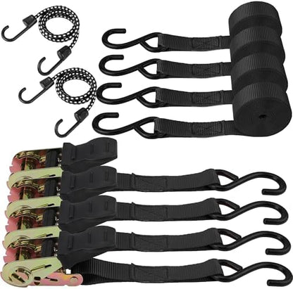 HORUSDY Ratchet Straps, 200 LB Break Strength, Appliances, Lawn Equipment by HORUSDY