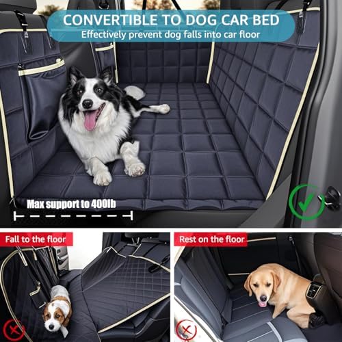Lassie Dog Car Seat Covers for Back Seat, Waterproof Dog Car Hammock - Image 3