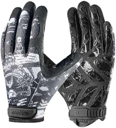 COOLJOB Mechanic Safety Work Gloves, Enhanced Anti-Slip Grip Tactical Gloves by COOLJOB