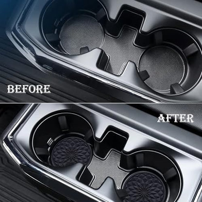 4 Pack Silicone Car Cup Holder Coaster – 2.75 Inch Non-Slip Drink Mat, - Image 7