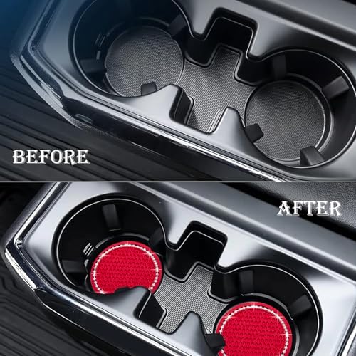 4PCS Bling Cup Holder Coaster, 2.75 Inch Auto Car Cup Holder Insert Coasters - Image 7