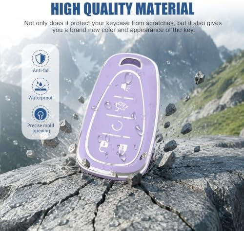 for Chevy Key Fob Cover, 5 Buttons TPU Key Cover - Image 3