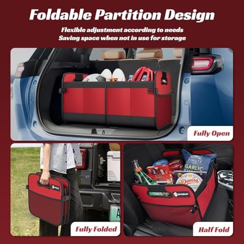 Sposuit Trunk Organizer for Car - 70L Collapsible Sturdy Car Storage - Image 4