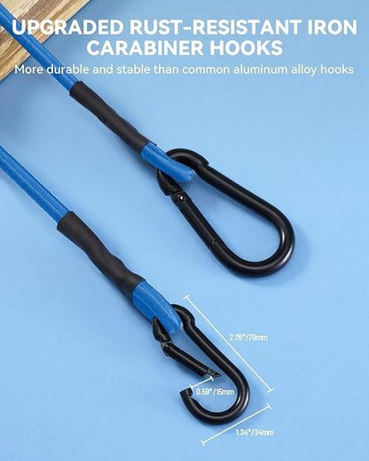 8 Pack 72" Heavy Duty Bungee Cords - Image 3