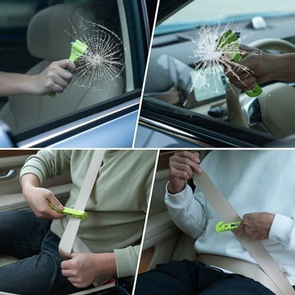 Car Window Breaker Hammer and Seat Belt Cutter 2-in-1，Emergency Escape Tool - Image 5
