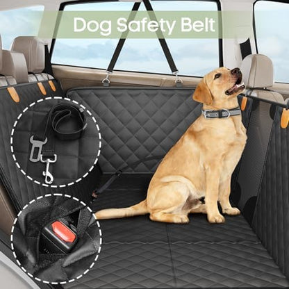 Dog Car Seat Cover for Back Seat, Hard Bottom Back Seat Extender - Image 7