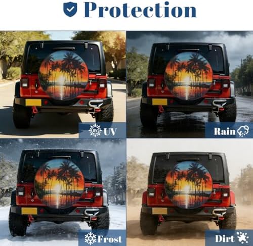 Beach Spare Tire Cover Waterproof Dust-Proof Spare Wheel Covers - Image 7