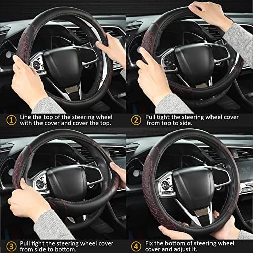 West Llama Customized Auto Car Steering Wheel Cover - Image 7