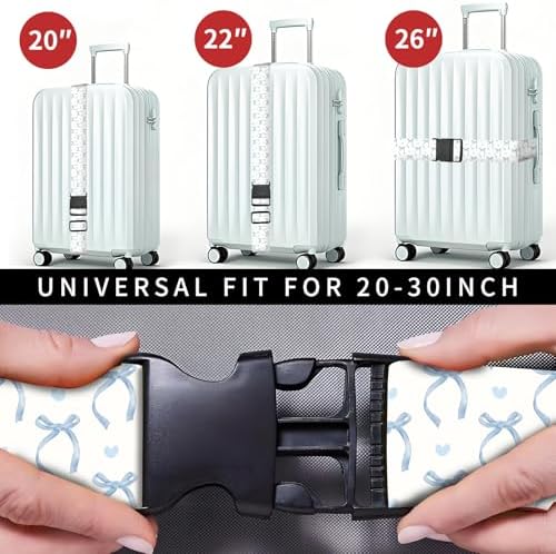 Luggage Straps for Suitcases, Heavy Duty Travel Belt - Image 4