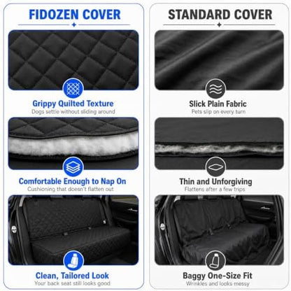 Back Seat Cover for Dogs, 600D Waterproof Non-Slip Car Seat Protector - Image 6