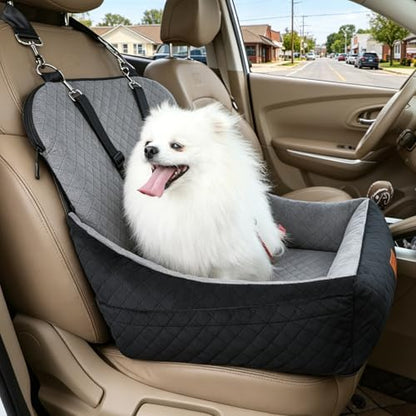 Small Dog Car Seat & Travel Bed:Keep Your Pup Safe, Comfortable and Secure on - Image 2
