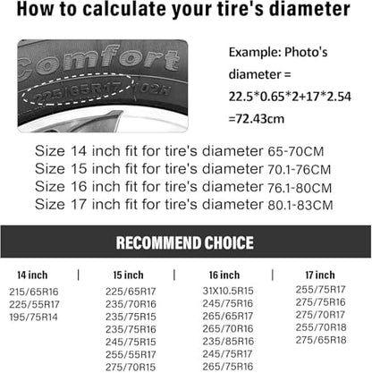 I Hate People Spare Tire Cover Weatherproof Wheel Protectors Universal Fit - Image 4