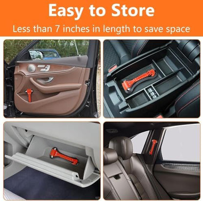 BFXM Car Window Breaker Hammer and Seat Belt Cutter 2-in-1, 10 Packs - Image 6