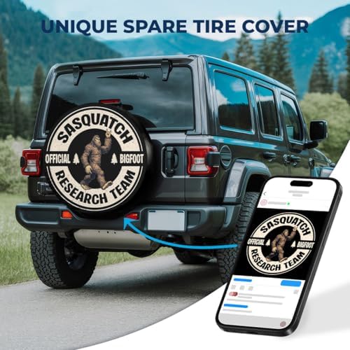 GENANY Forest Creature Art Thick PVC Leather Spare Tire Cover Size 16 - Image 2