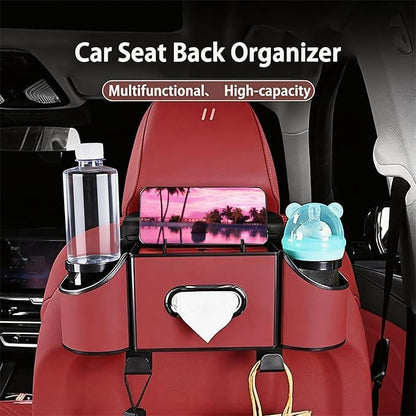 Back Seat Car Organizer, 4 in 1 Multifunctional Car Back Seat Storage Box - Image 2