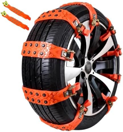Snow Tire Chains for Fiat 124 Spider Classica Convertible 2017-2020, Traction by Unknown