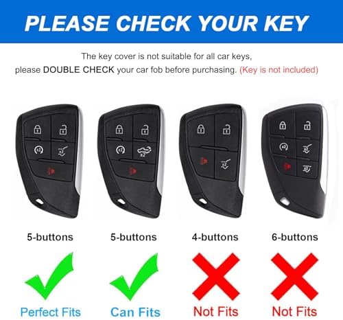 Montague Key Fob Cover for Chevy Suburban, for GMC Yukon Denali Terrain - Image 2