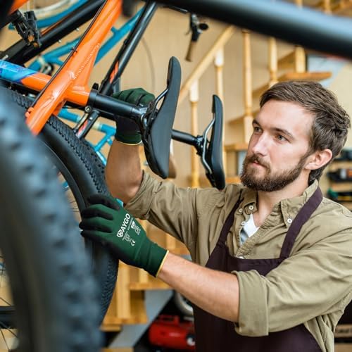 KAYGO Safety Work Gloves for Men Women, PU Coated Palm & Fingers - Image 4