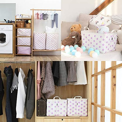 Sea Team Large Rectangle Open-Top Canvas Storage Basket - Image 4