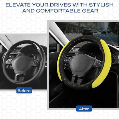 Skechers Steering Wheel Cover, Memory Foam Car Steering Wheel Cover, - Image 4