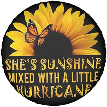 Spare Tire Cover Butterfly and Sunflower She is Sunshine Wheel Protectors - Image 7