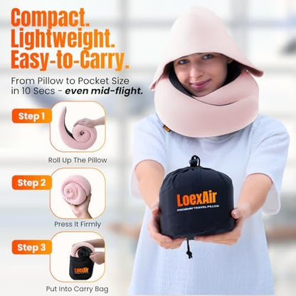 LOEXAIR™ Hooded Pro Travel Pillow - Image 3