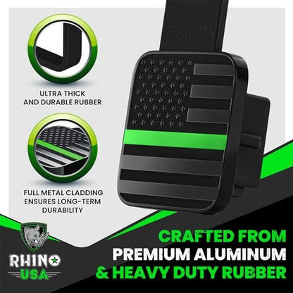 Rhino USA American Flag Trailer Hitch Cover - Image 2