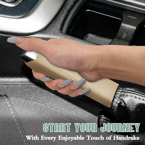 Beige Emergency Brake Handle Cover Compatible - Image 3