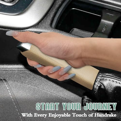 Beige Emergency Brake Handle Cover Compatible - Image 3