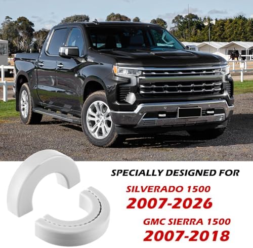 Tow Hook Covers for Silverado 1500/Sierra 1500 White - Image 2