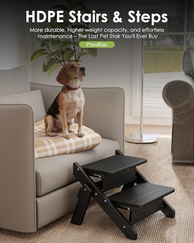 GREENVINES Foldable Dog Stairs & Steps, 2-in-1 HDPE Pet Ramp - Image 4