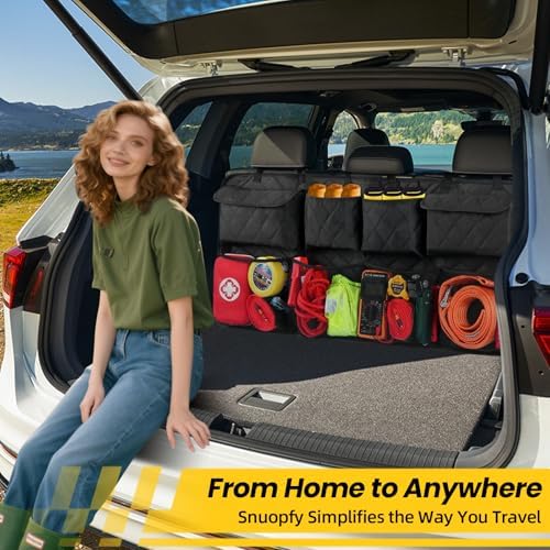 Car Trunk Hanging Organizer 3D Textured Ripple Design, - Image 5