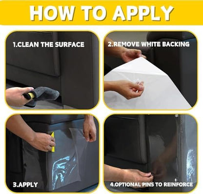 Anti-Cat Scratch Furniture Protector, Single-Side Cat Couch Scratch Protector - Image 5