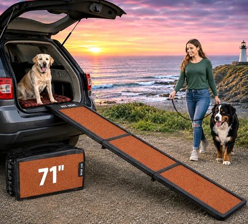 Pet Gear Travel Lite Ramps for Dogs and Cats, Terracotta by PetGear