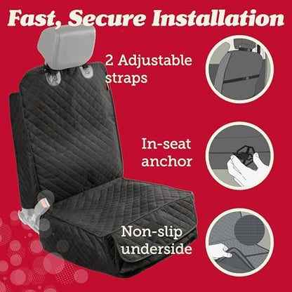 Lusso Gear Dog Car Seat Cover for Front Seat - Image 4