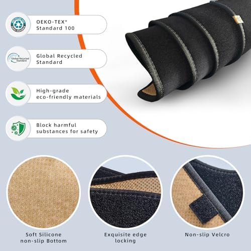 Dashboard Cover Dash Mat Fit for Ho-nda Civic 2021-2016, Car Dash Board Mat - Image 3