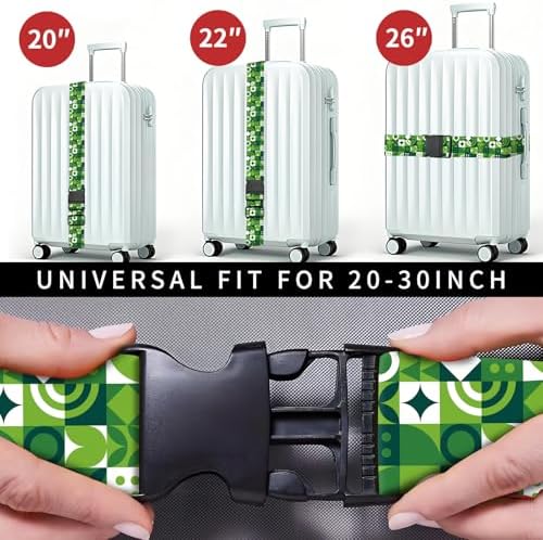 Luggage Straps for Suitcases, Heavy Duty Travel Belt - Image 4