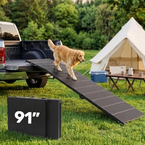 Heeyoo 91" Extra Long Dog Ramp for Car SUV Truck by Heeyoo