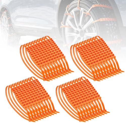 Universal Anti-Skid Snow Tire Chains, 2026 New Emergency Traction Cables by LANMOK