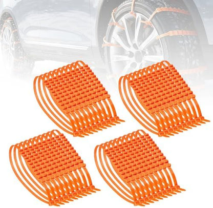 Universal Anti-Skid Snow Tire Chains, 2026 Upgrade Emergency Traction Cables by Unknown